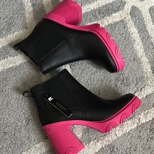 Sorel chelsea brex heel Waterproof cactus pink